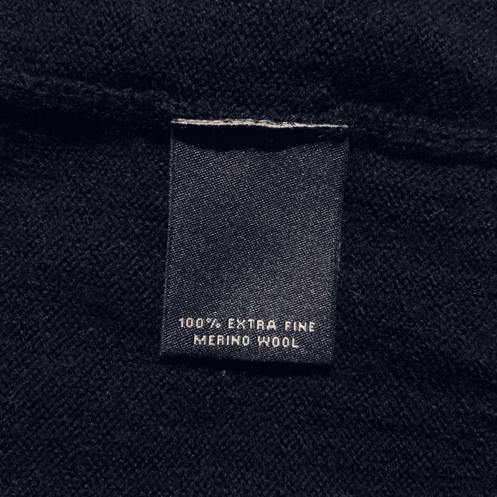 Hart Schaffner Marx Men's‎ 2XB Navy V-Neck Sweater 100% Merino Wool Big Tall